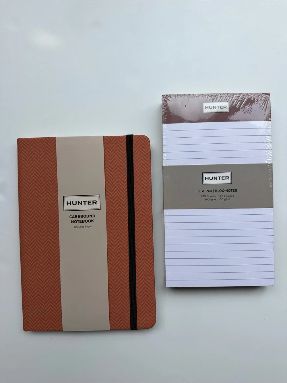 Hunter Casebound Notebook & List Pad Set